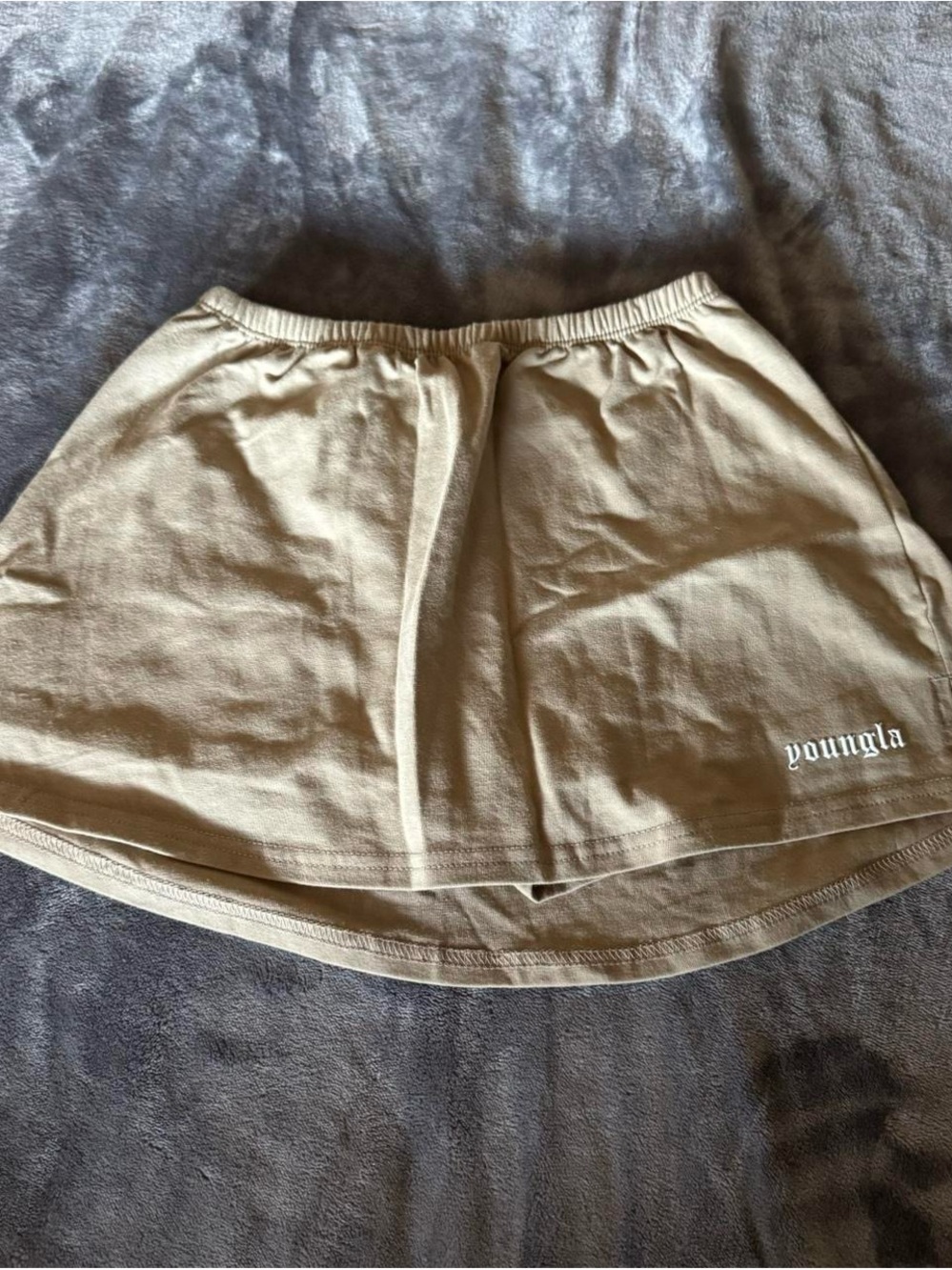 YoungLA beige skirt